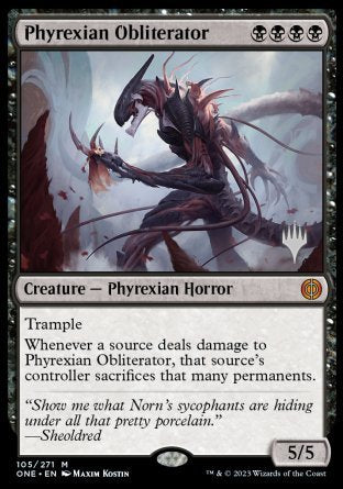 Phyrexian Obliterator (Promo Pack) [Phyrexia: All Will Be One Promos] | GrognardGamesBatavia