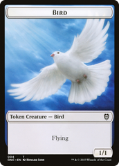Bird // Cat Double-Sided Token [Phyrexia: All Will Be One Commander Tokens] | GrognardGamesBatavia