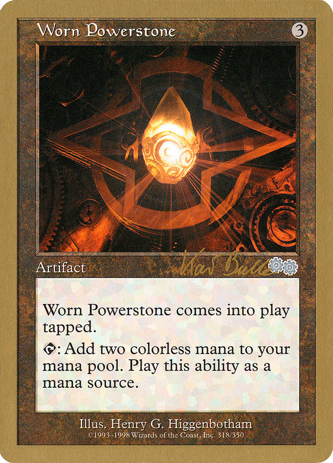 Worn Powerstone (Kai Budde) [World Championship Decks 1999] | GrognardGamesBatavia