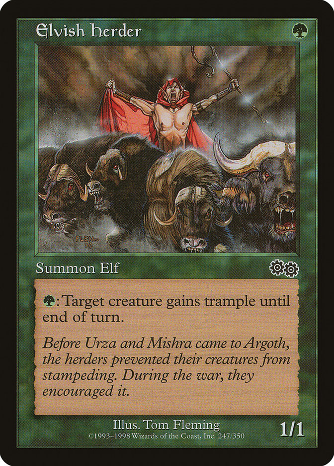 Elvish Herder [Urza's Saga] | GrognardGamesBatavia