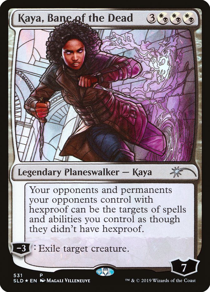 Kaya, Bane of the Dead (Stained Glass) [Secret Lair Drop Promos] | GrognardGamesBatavia