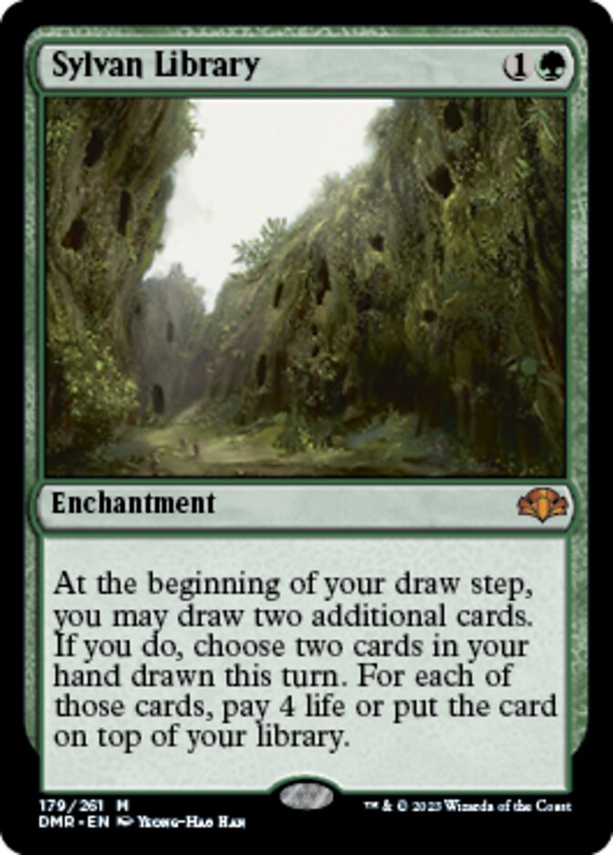 Sylvan Library [Dominaria Remastered] | GrognardGamesBatavia