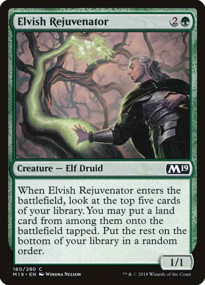 Elvish Rejuvenator [Core Set 2019] | GrognardGamesBatavia