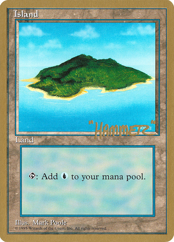 Island (shr367) (Shawn "Hammer" Regnier) [Pro Tour Collector Set] | GrognardGamesBatavia