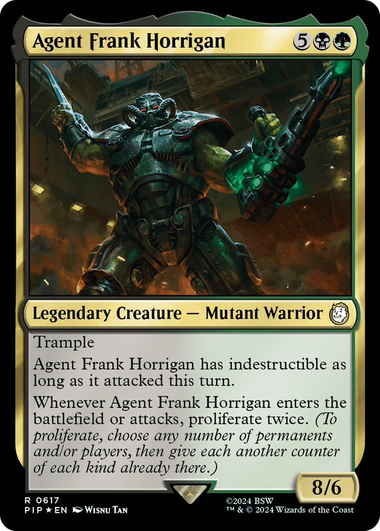 Agent Frank Horrigan (Surge Foil) [Fallout] | GrognardGamesBatavia