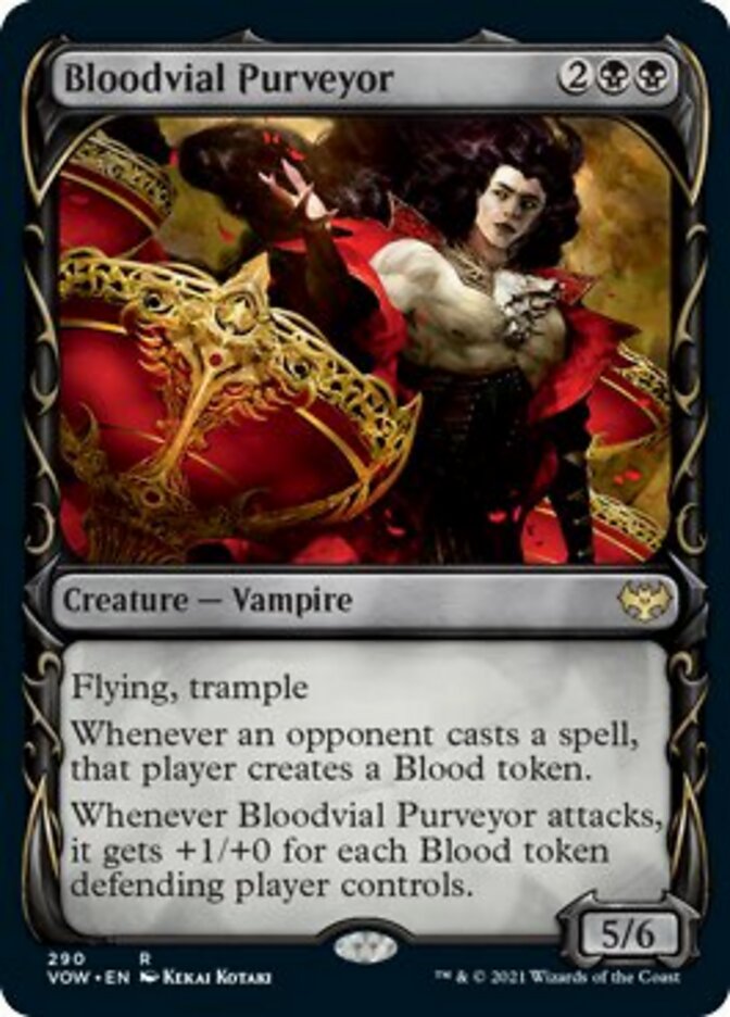 Bloodvial Purveyor (Showcase Fang Frame) [Innistrad: Crimson Vow] | GrognardGamesBatavia