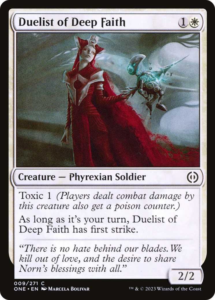 Duelist of Deep Faith [Phyrexia: All Will Be One] | GrognardGamesBatavia