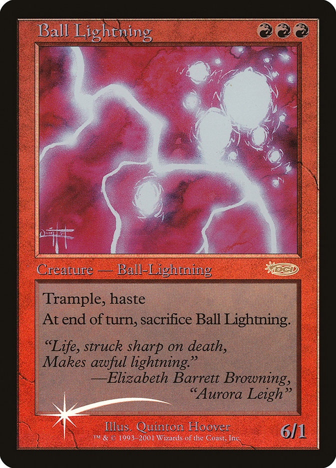 Ball Lightning [Judge Gift Cards 2001] | GrognardGamesBatavia