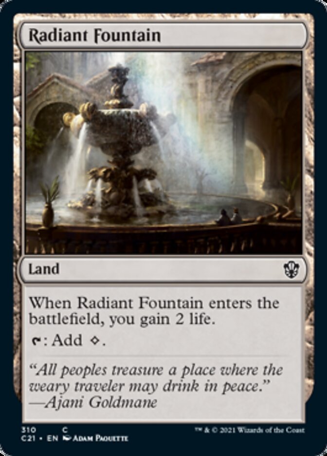 Radiant Fountain [Commander 2021] | GrognardGamesBatavia