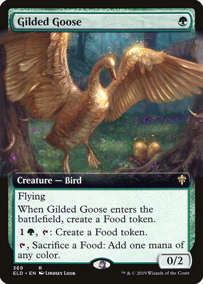 Gilded Goose (Extended Art) [Throne of Eldraine] | GrognardGamesBatavia