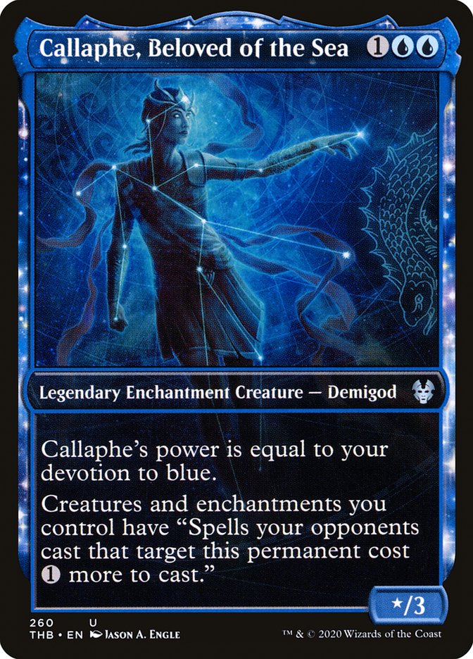 Callaphe, Beloved of the Sea (Showcase) [Theros Beyond Death] | GrognardGamesBatavia