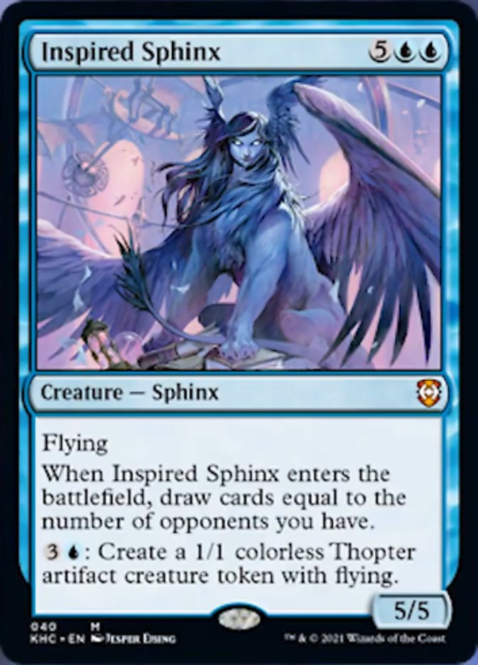 Inspired Sphinx [Kaldheim Commander] | GrognardGamesBatavia