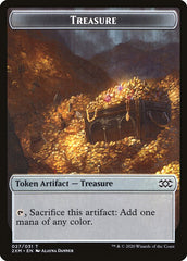 Elemental // Treasure Double-Sided Token [Double Masters Tokens] | GrognardGamesBatavia