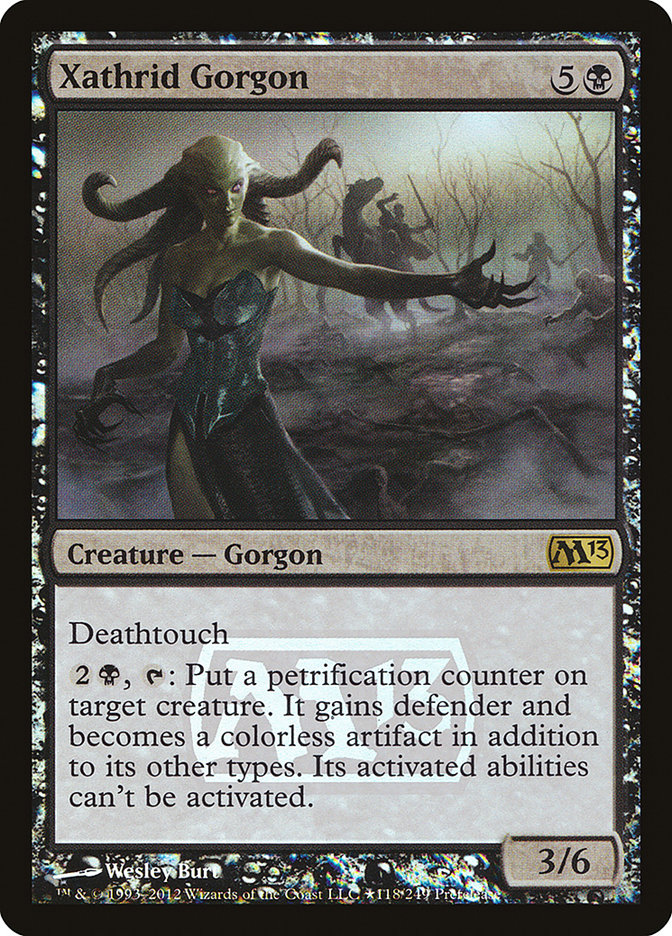 Xathrid Gorgon [Magic 2013 Prerelease Promos] | GrognardGamesBatavia