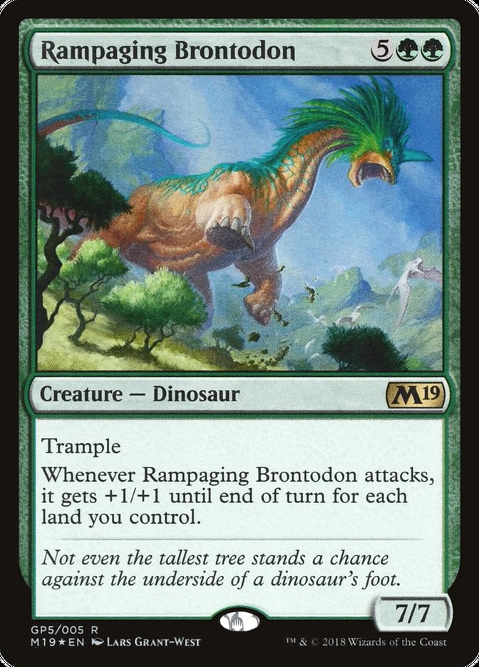 Rampaging Brontodon [Magic 2019 Gift Pack] | GrognardGamesBatavia