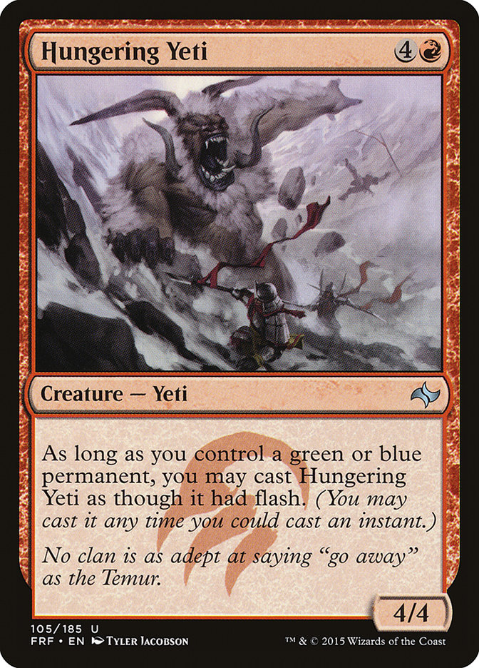 Hungering Yeti [Fate Reforged] | GrognardGamesBatavia