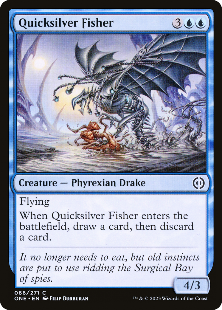 Quicksilver Fisher [Phyrexia: All Will Be One] | GrognardGamesBatavia