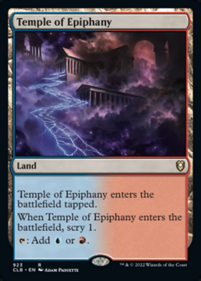 Temple of Epiphany [Commander Legends: Battle for Baldur's Gate] | GrognardGamesBatavia