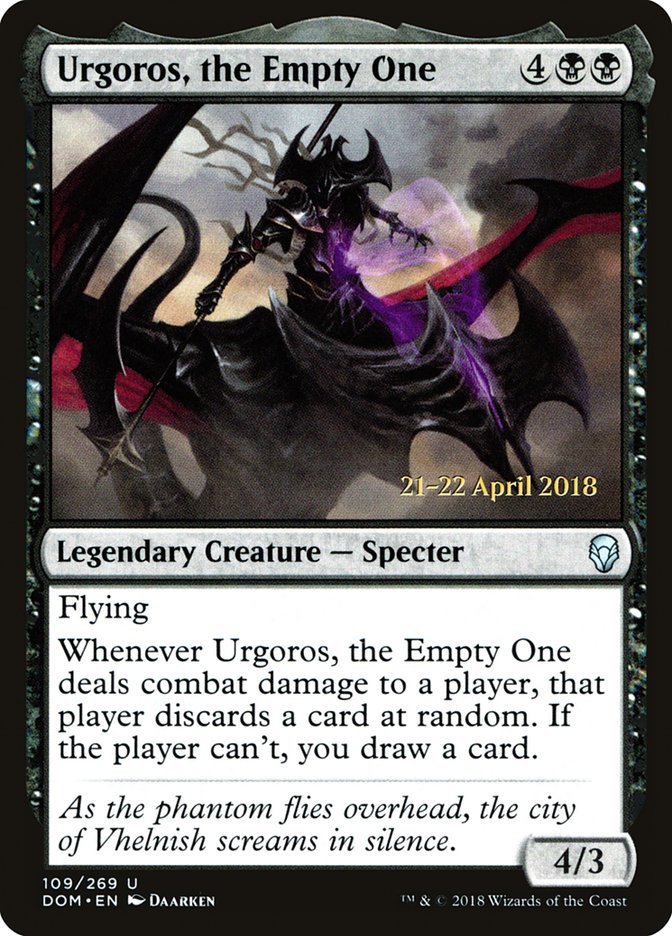 Urgoros, the Empty One [Dominaria Prerelease Promos] | GrognardGamesBatavia