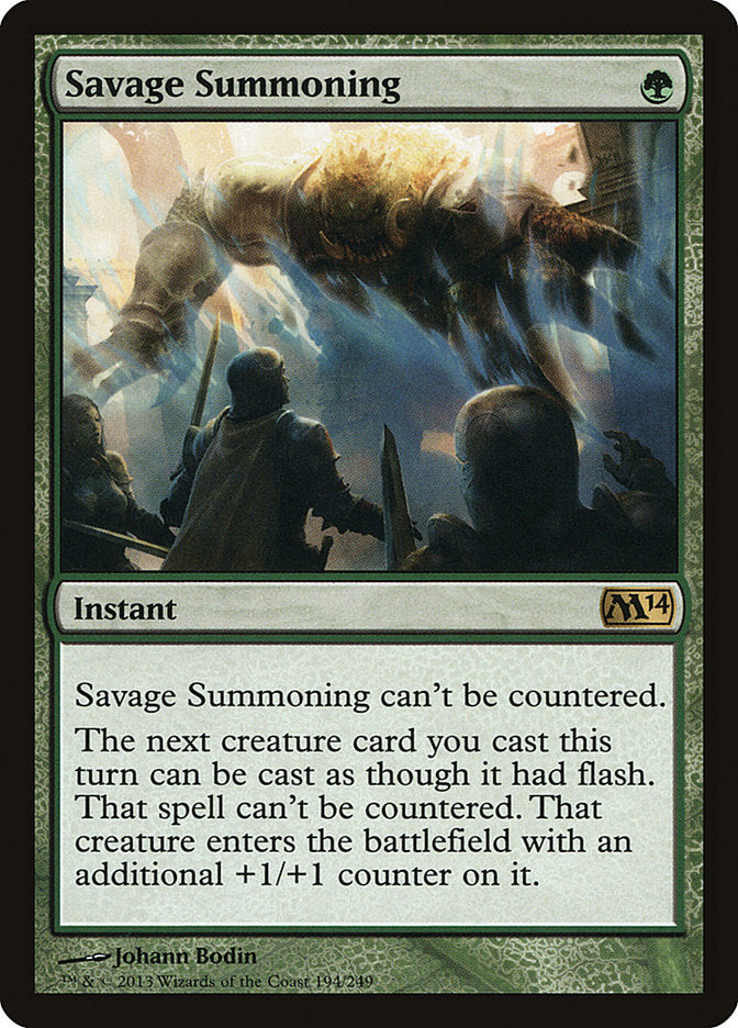 Savage Summoning [Magic 2014] | GrognardGamesBatavia