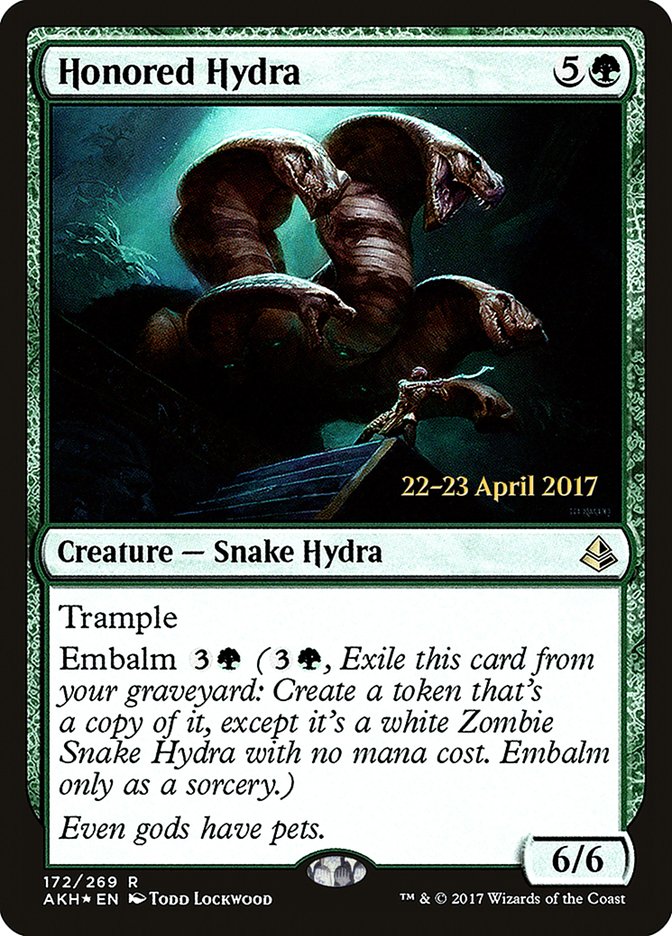 Honored Hydra [Amonkhet Prerelease Promos] | GrognardGamesBatavia