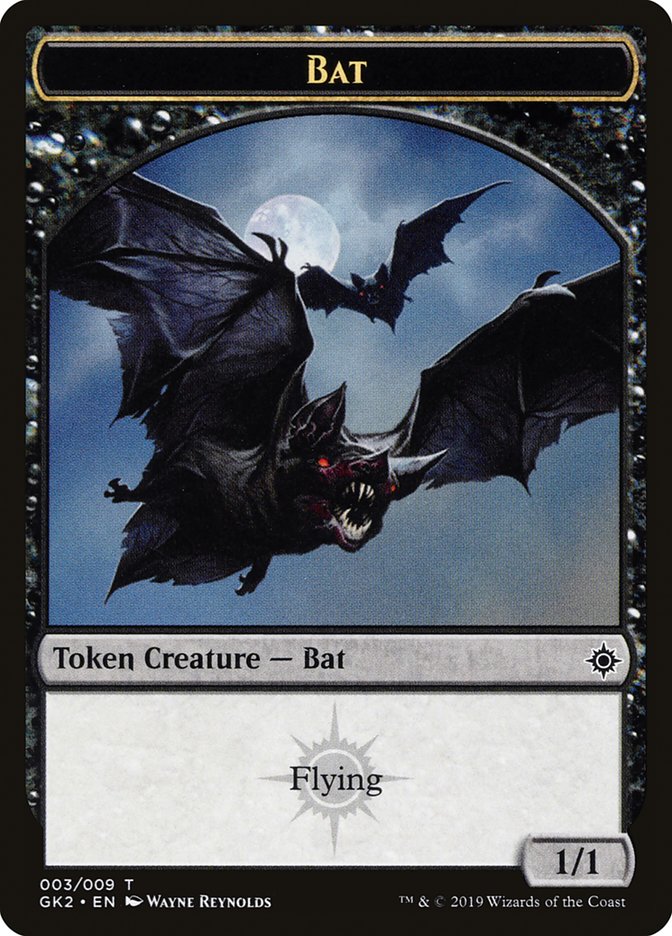 Bat // Spirit (010) Double-Sided Token [Ravnica Allegiance Guild Kit Tokens] | GrognardGamesBatavia