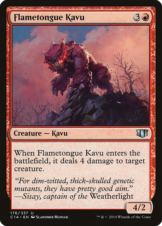 Flametongue Kavu [Commander 2014] | GrognardGamesBatavia