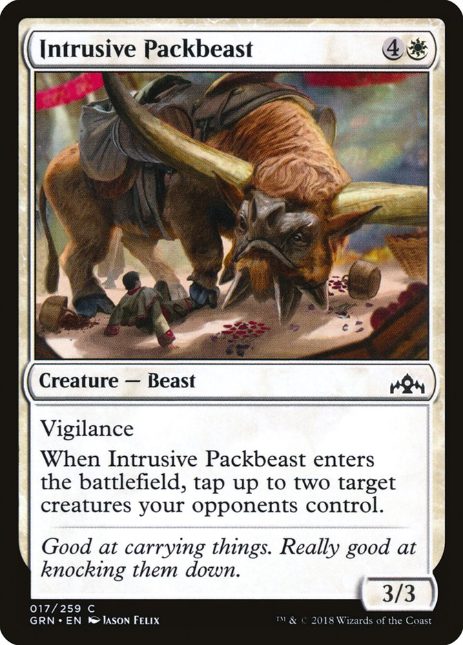 Intrusive Packbeast [Guilds of Ravnica] | GrognardGamesBatavia