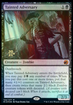 Tainted Adversary [Innistrad: Midnight Hunt Prerelease Promos] | GrognardGamesBatavia