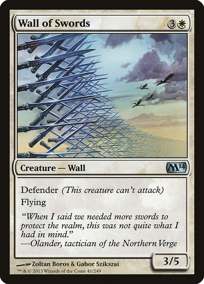 Wall of Swords [Magic 2014] | GrognardGamesBatavia