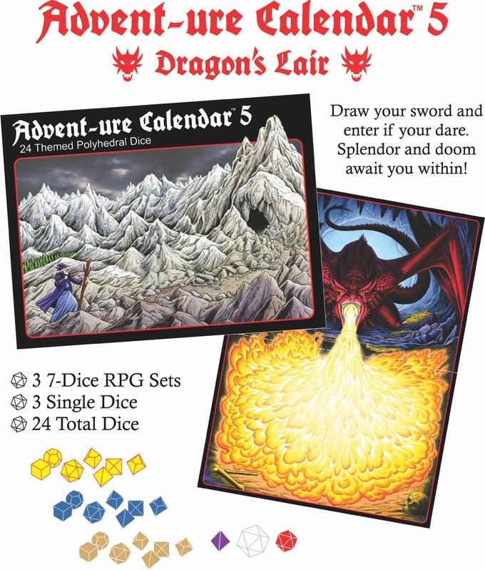 Advent-ure Dice Calendar 5: Dragon's Lair | GrognardGamesBatavia