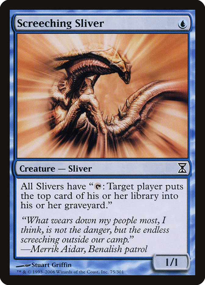 Screeching Sliver [Time Spiral] | GrognardGamesBatavia