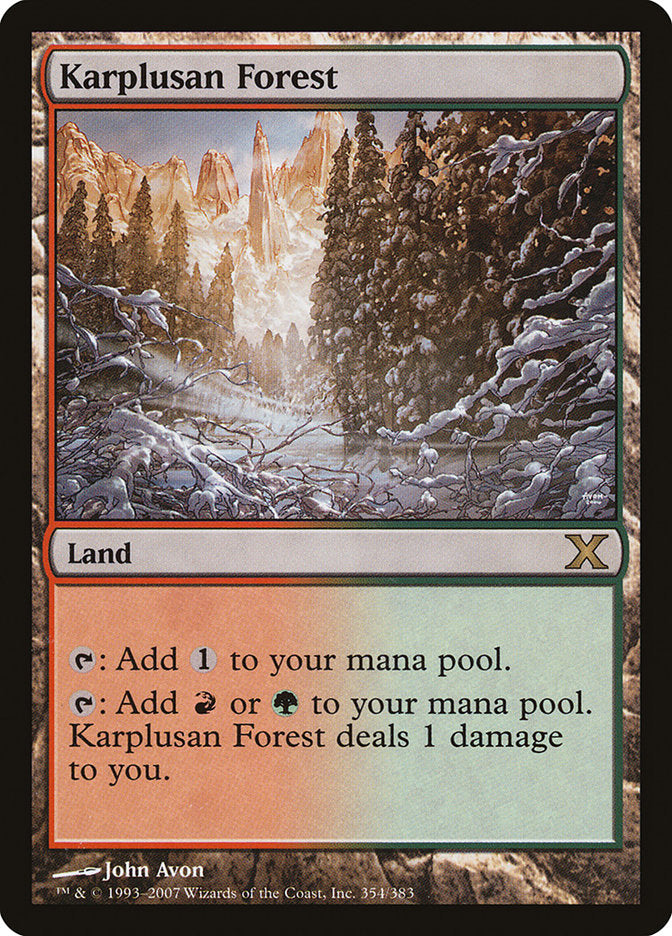 Karplusan Forest [Tenth Edition] | GrognardGamesBatavia