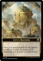 Elephant // City's Blessing Double-Sided Token [March of the Machine Commander Tokens] | GrognardGamesBatavia