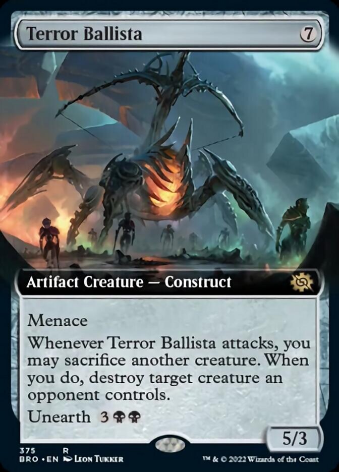 Terror Ballista (Extended Art) [The Brothers' War] | GrognardGamesBatavia