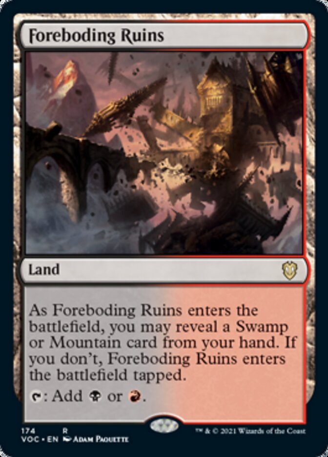 Foreboding Ruins [Innistrad: Crimson Vow Commander] | GrognardGamesBatavia