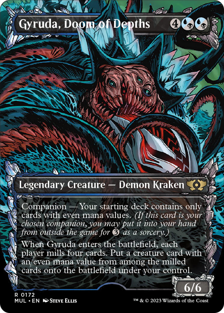 Gyruda, Doom of Depths (Halo Foil) [Multiverse Legends] | GrognardGamesBatavia