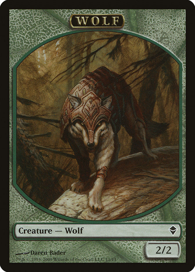 Wolf Token [Zendikar Tokens] | GrognardGamesBatavia