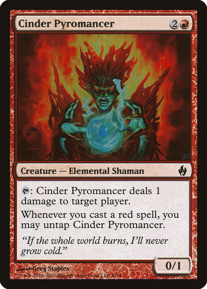 Cinder Pyromancer [Premium Deck Series: Fire and Lightning] | GrognardGamesBatavia