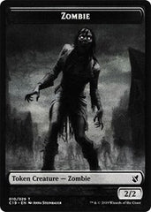 Zombie (010) // Zombie (011) Double-Sided Token [Commander 2019 Tokens] | GrognardGamesBatavia