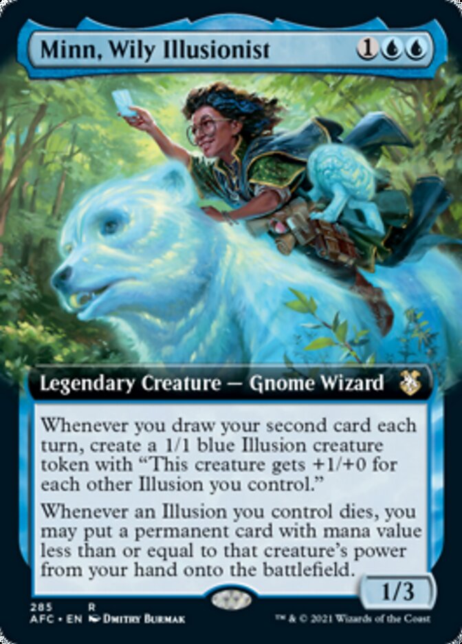 Minn, Wily Illusionist (Extended Art) [Dungeons & Dragons: Adventures in the Forgotten Realms Commander] | GrognardGamesBatavia