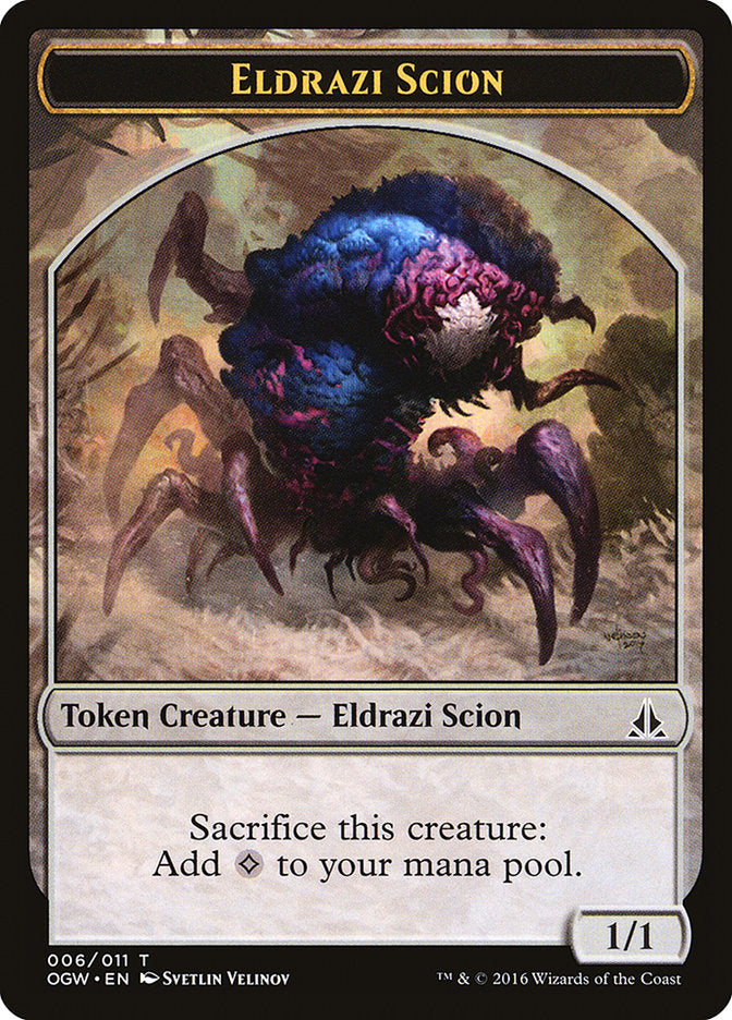 Eldrazi Scion Token (006/011) [Oath of the Gatewatch Tokens] | GrognardGamesBatavia