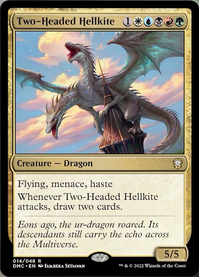 Two-Headed Hellkite [Dominaria United Commander] | GrognardGamesBatavia