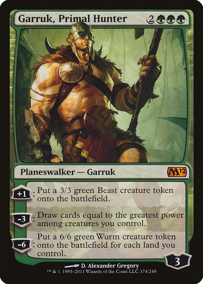 Garruk, Primal Hunter [Magic 2012] | GrognardGamesBatavia