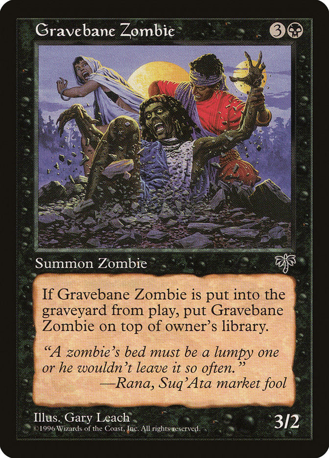 Gravebane Zombie [Mirage] | GrognardGamesBatavia