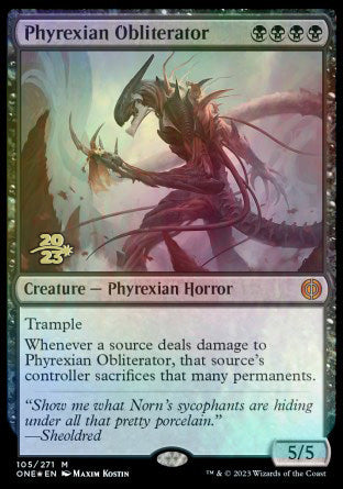 Phyrexian Obliterator [Phyrexia: All Will Be One Prerelease Promos] | GrognardGamesBatavia