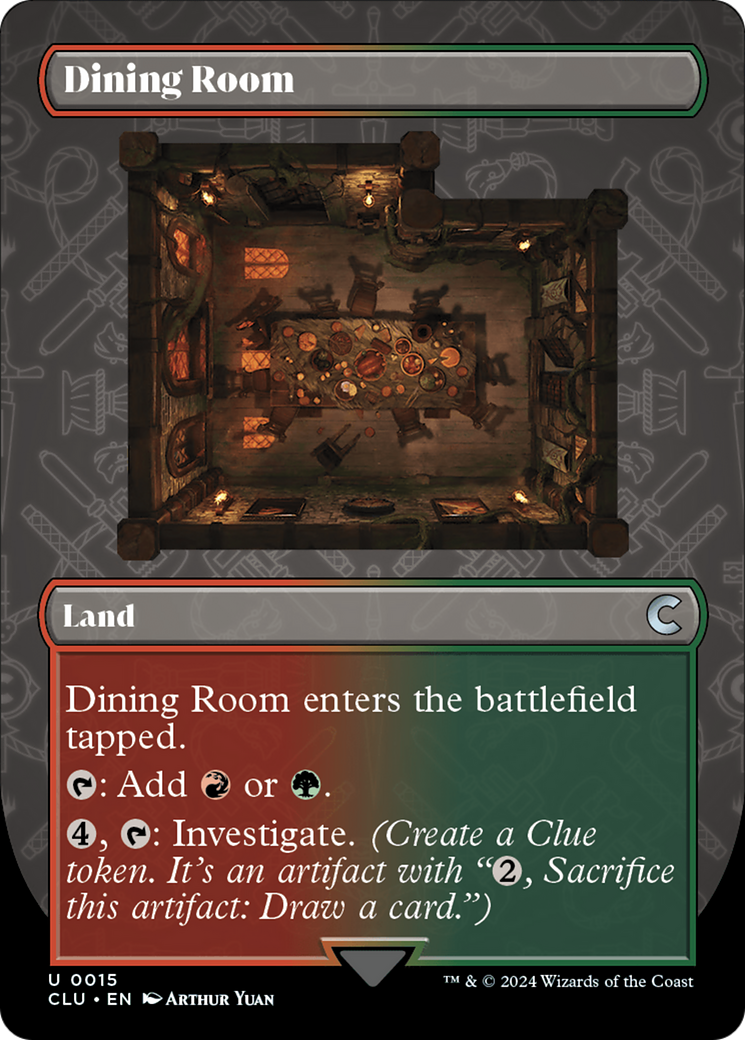 Dining Room (Borderless) [Ravnica: Clue Edition] | GrognardGamesBatavia