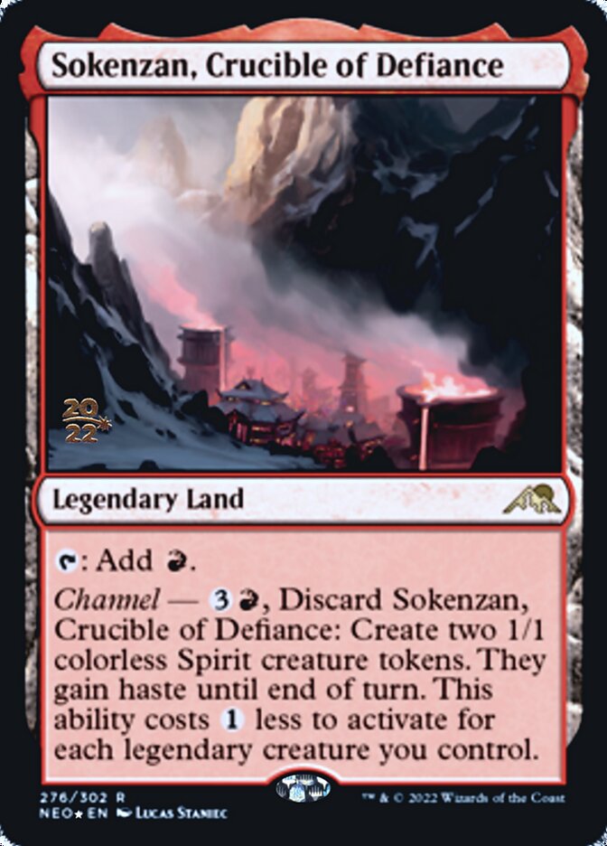 Sokenzan, Crucible of Defiance [Kamigawa: Neon Dynasty Prerelease Promos] | GrognardGamesBatavia