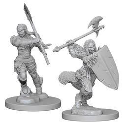 WizKids 726143 Half Orc Female Barbarian | GrognardGamesBatavia