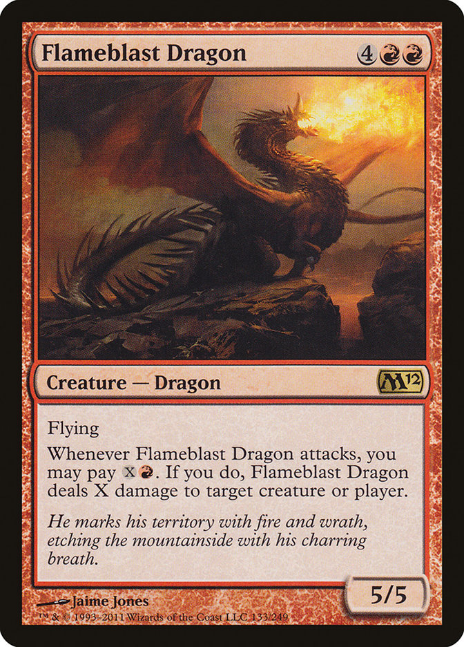 Flameblast Dragon [Magic 2012] | GrognardGamesBatavia